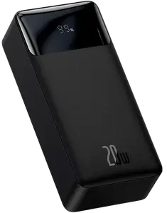 Зовнішній аккумулятор (Power Bank) Baseus Bipow Digital Display Powerbank 20W 30000mAh Black (PPDML-N01) Зовнішній аккумулятор (Power Bank) Baseus Bipow Digital Display Powerbank 20W 30000mAh Black (PPDML-N01)