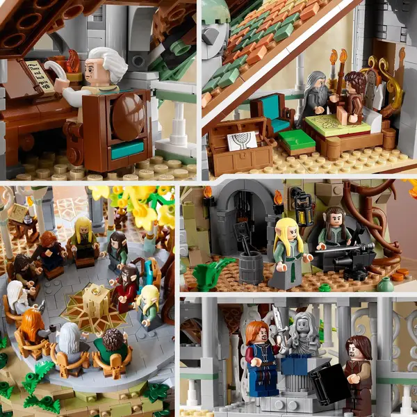 Блоковий конструктор LEGO Icons Володар кілець: Рівенделл (10316)