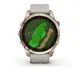 Смарт-годинник Garmin Fenix 7S Sapphire Solar C. Gold Titanium w. Light Sand Band (010-02539-20/21)