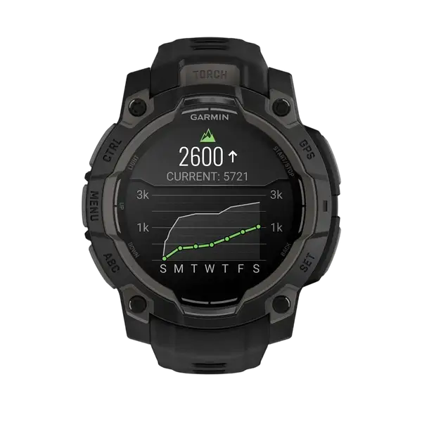 Смарт-годинник Garmin Instinct 3 45mm AMOLED Black with Black Band (010-02936-00)