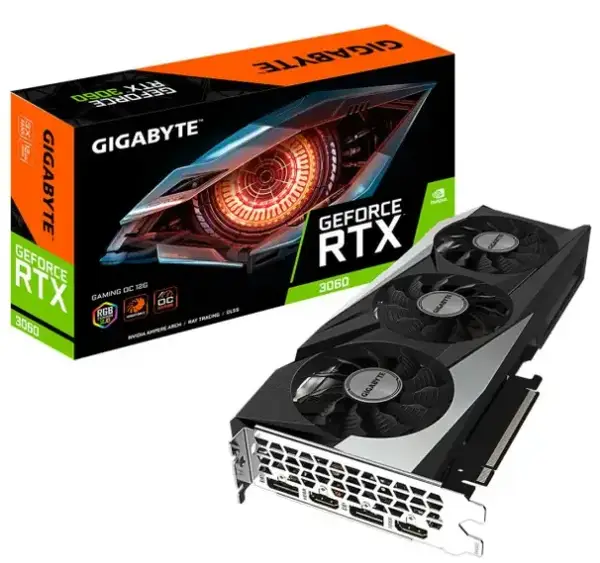 Відеокарта GIGABYTE GeForce RTX 3060 GAMING OC 12G (GV-N3060GAMING OC-12GD)