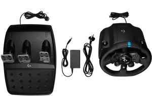 Комплект (кермо, педалі) Logitech G923 Xbox One/PC (941-000158) Комплект (кермо, педалі) Logitech G923 Xbox One/PC (941-000158)