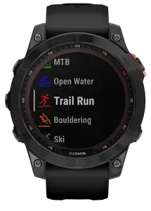 Смарт-годинник Garmin Fenix 7 Solar Slate Gray with Black Band (010-02540-10/11)