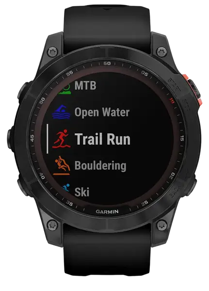 Смарт-годинник Garmin Fenix 7 Solar Slate Gray with Black Band (010-02540-10/11)