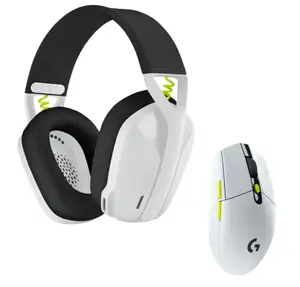 Навушники з мікрофоном Logitech G435SE + G305SE Wireless White (981-001162) Навушники з мікрофоном Logitech G435SE + G305SE Wireless White (981-001162)
