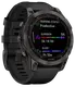 Смарт-годинник Garmin Fenix 7 Sapphire Solar Carbon Gray DLC Titanium with Black Band (010-02540-20/21)