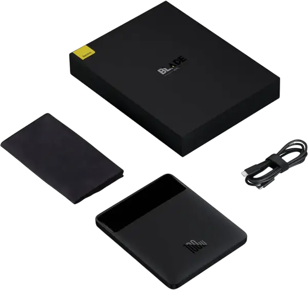 Внешний аккумулятор (Power Bank) Baseus Blade Digital Display 20000 mAh PD 100W Black (PPDGL-01)