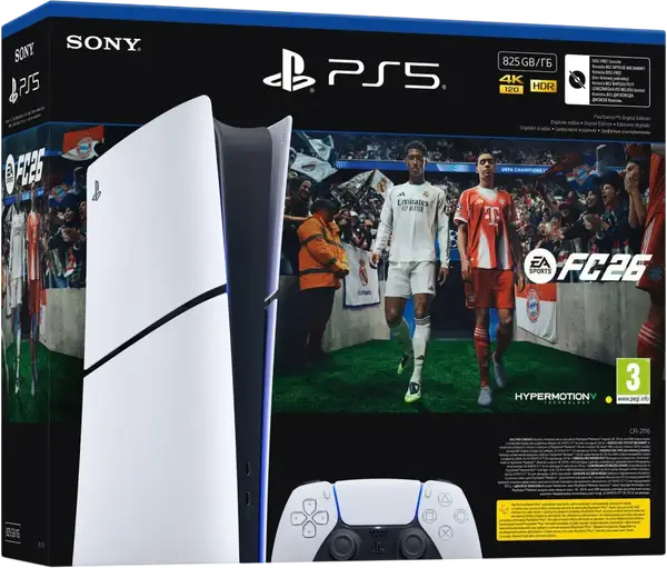 Стаціонарна ігрова приставка Sony PlayStation 5 Slim Digital Edition 1 TB + FC 26