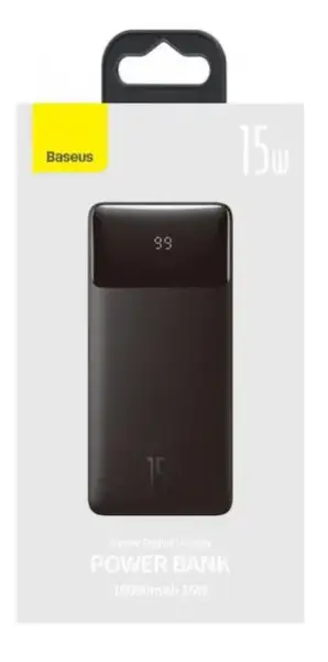 Зовнішній акумулятор (Power Bank) Baseus Bipow Digital Display 10000mAh 15W Black (PPDML-I01)