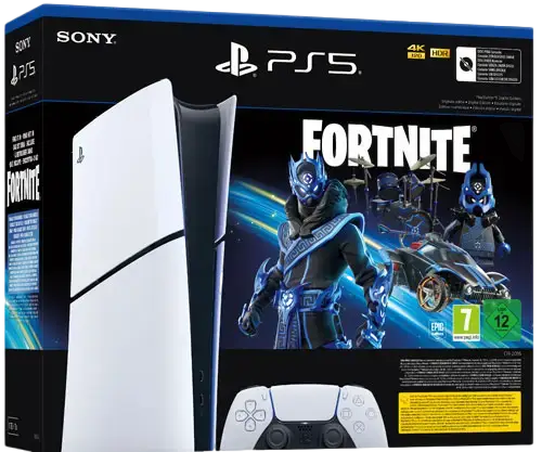 Стаціонарна ігрова приставка Sony PlayStation 5 Slim Digital Edition 825 GB Fortnite Cobalt Star Bundle (1000045170)