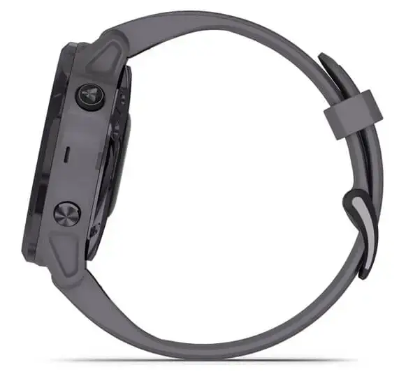 Смарт-годинник Garmin Fenix 6S Pro Solar Edition Amethyst Steel with Shale Gray Band (010-02409-15)