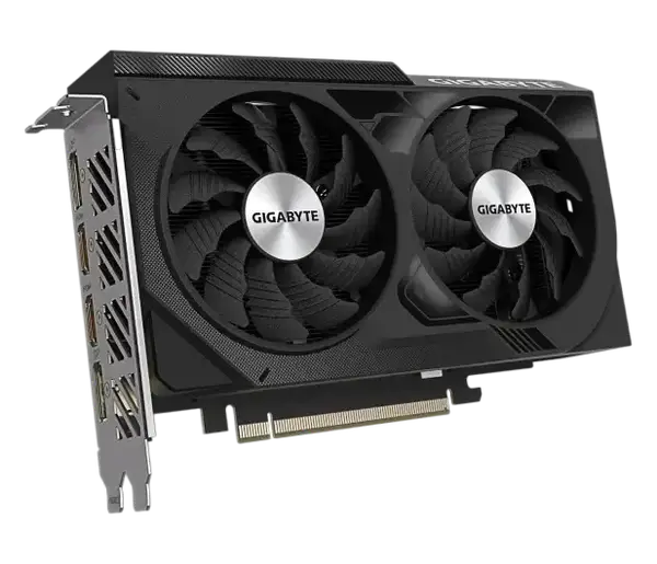 Видеокарта Gigabyte GeForce RTX 4060 Windforce OC 8 ГБ GDDR6 (GV-N4060WF2OC-8GD)