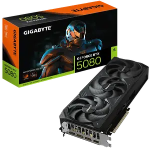 Відеокарта Gigabyte GeForce RTX 5080 Windforce OC 16GB GDDR7 DLSS4 (GV-N5080WF3OC-16GD) Відеокарта Gigabyte GeForce RTX 5080 Windforce OC 16GB GDDR7 DLSS4 (GV-N5080WF3OC-16GD)