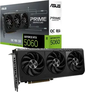 Відеокарта ASUS GeForce RTX 5060 Prime OC 8GB GDDR7 DLSS4 (PRIME-RTX5060-O8G) Відеокарта ASUS GeForce RTX 5060 Prime OC 8GB GDDR7 DLSS4 (PRIME-RTX5060-O8G)