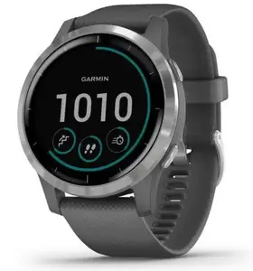 Смарт-годинник Garmin vivoactive 4 Shadow Gray/Silver (010-02174-03/010-02174-01)