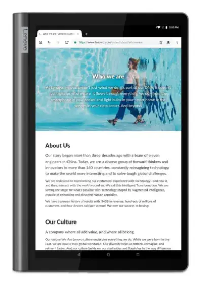 Планшет Lenovo Yoga Smart Tab YT-X705L 4/64GB LTE Iron Grey (ZA530006UA)