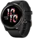 Смарт-годинник Garmin Venu 2 Slate Stainless Steel Bezel with Black Case and Silicone Band (010-02430-11/01)
