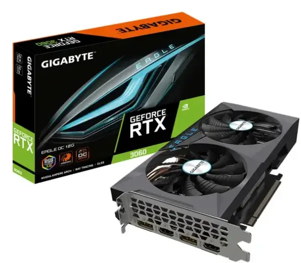 Відеокарта GIGABYTE GeForce RTX 3060 EAGLE OC 12G (GV-N3060EAGLE OC-12GD)