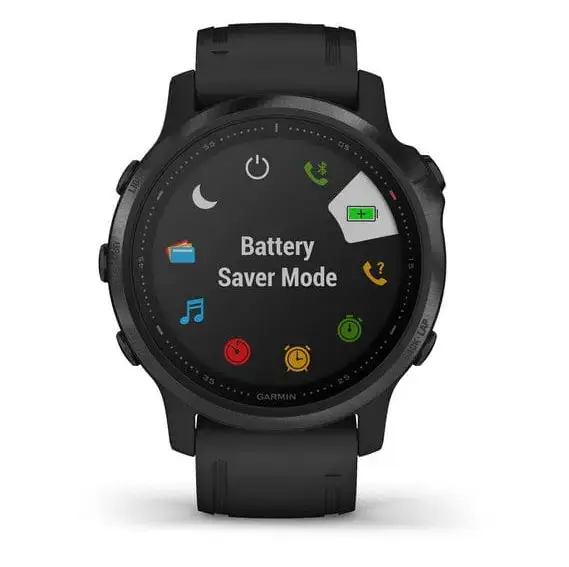 Смарт-годинник Garmin Fenix 6S Pro Black With Black Band (010-02159-14/010-02159-13)