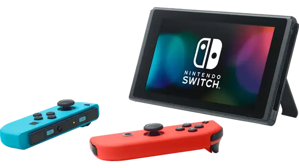 Портативна ігрова приставка Nintendo Switch with Neon Blue and Neon Red Joy-Con (045496452629)