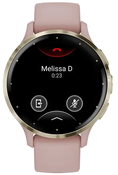 Смарт-годинник Garmin Venu 3S Soft Gold S. Steel Bezel w. Dust Rose Case and S. Band (010-02785-03/53)