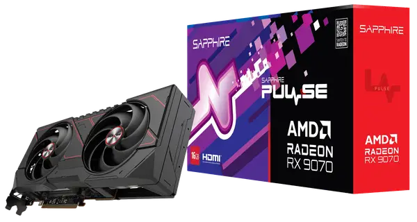 Відеокарта Sapphire Radeon RX 9070 Pulse 16GB GDDR6 (11349-03-20G)