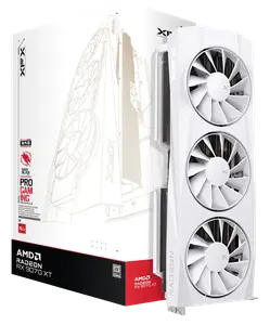 Відеокарта XFX Radeon RX 9070 XT QuickSilver Gaming White 16GB GDDR6 (RX-97TQICKW9)