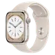 Смарт-годинник Apple Watch 8 45/Starlight Aluminum/Starlight Sport LTE (MNK73)