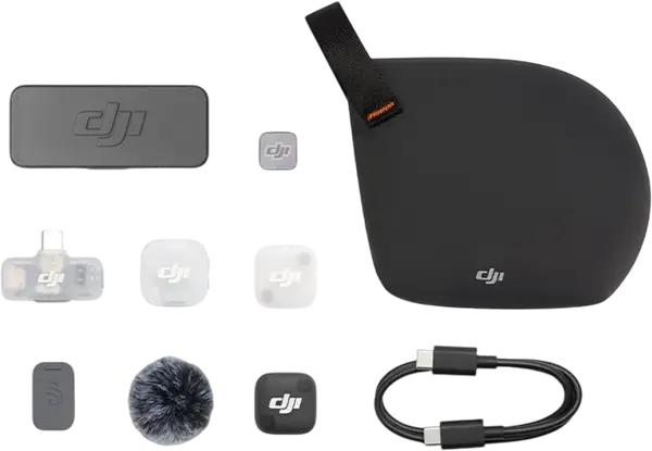 Мікрофонна система DJI Mic Mini 2 (1 TX + 1 Mobile RX + зарядний кейс) (CP.RN.00000533.01 / 6937224139770)