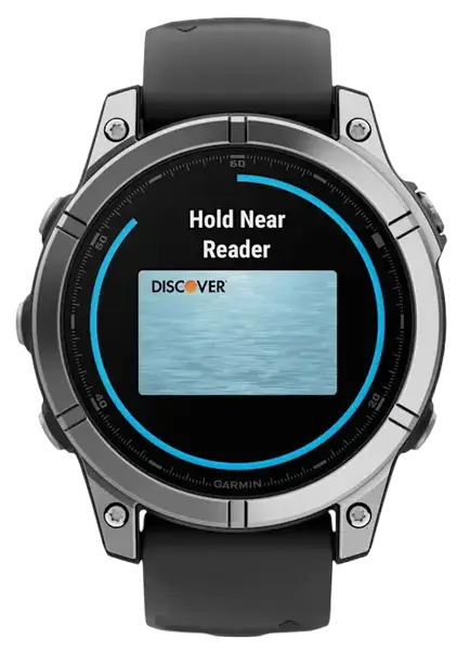 Спортивний годинник Garmin Fenix E 47mm AMOLED Stainless Steel with Black Silicone Band (010-03025-02/00)