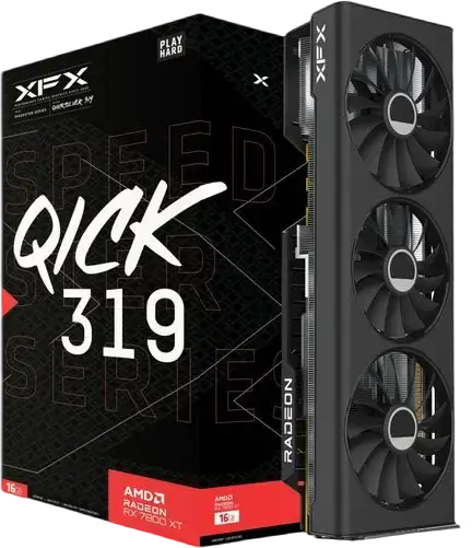 Відеокарта XFX Radeon RX 7800 XT SPEEDSTER QICK319 CR 16GB GDDR6 (RX-78TQICKF9)