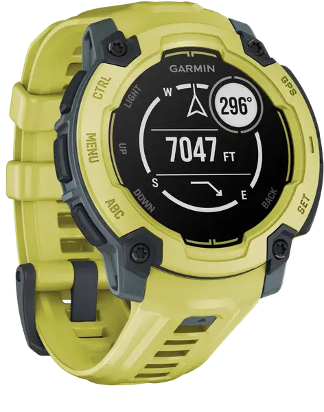 Смарт-годинник Garmin Instinct E 45mm Electric Lime with Electric Lime Band (010-02933-01)