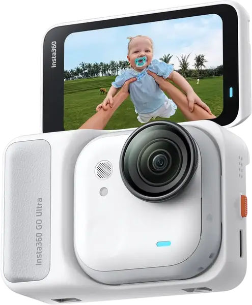 Екшн-камера Insta360 GO Ultra Standard Bundle (Arctic White) (CINSABEA(GOUltra01) / 6977644761342)