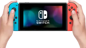 Портативна ігрова приставка Nintendo Switch with Neon Blue and Neon Red Joy-Con (045496452629)