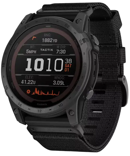 Смарт-часы Garmin Tactix 7 – Pro Ballistics Edition S. Powered T. Watch w. Applied B. and Nylon Band (010-02704-20/21)
