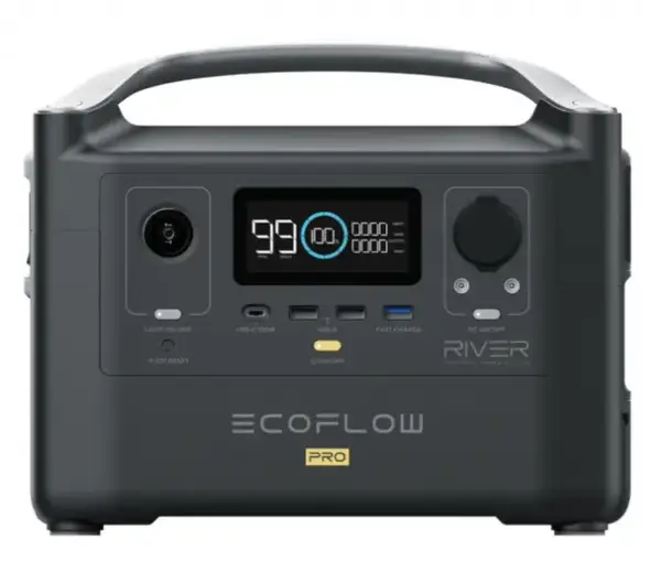 Зовнішній акумулятор із сонячною батареєю EcoFlow RIVER Pro (EFRIVER600PRO-EU)